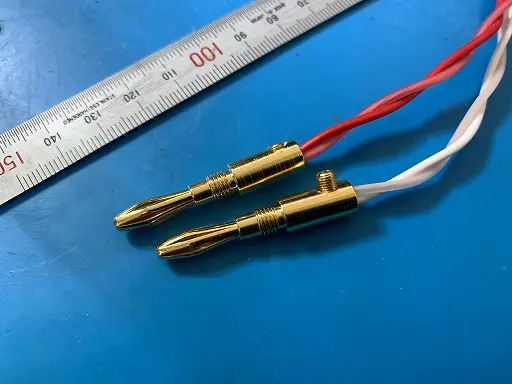 スピーカーケーブル バナナプラグ交換