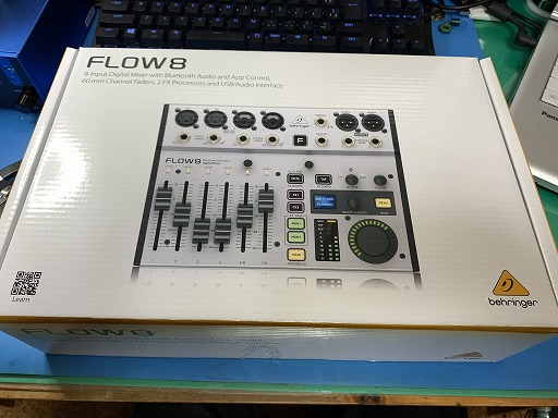 BEHRINGER FLOW8 デジタルミキサー購入・レビュー1 最初からつまずく