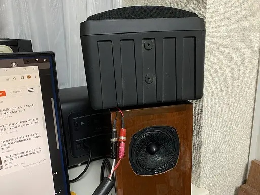 BOSE 111AD エッジを ブレーキフルードで軟化