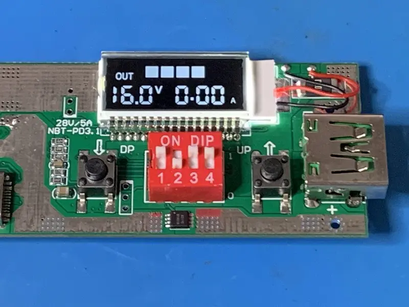 USB PD3.1用トリガー基板 動作確認