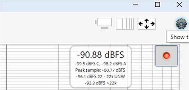 REW 帯域を100kHz 変更