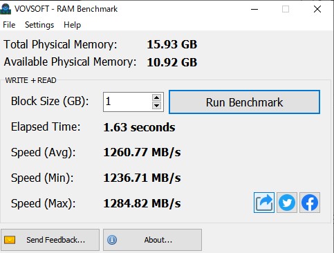 RAM Benchmark