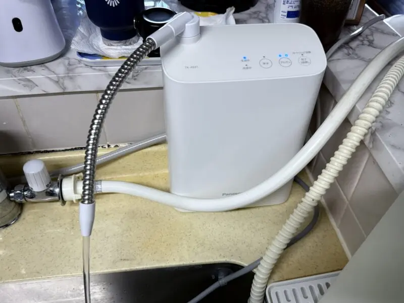 アルカリイオン整水器 Panasinic TK-AS31-W 1か月使用レビュー
