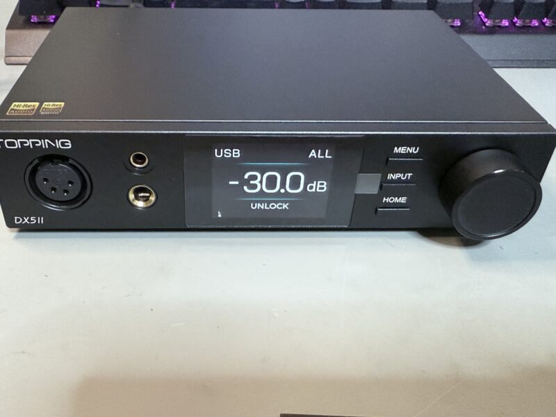 Topping DX5II フロント
