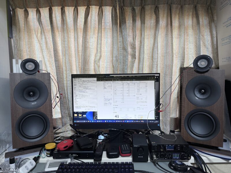 MarkAudio：Alpair 5G　も仮設置