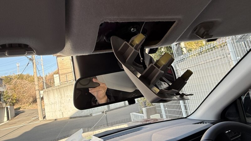 AUTO-VOX T11　ミラー取り外し